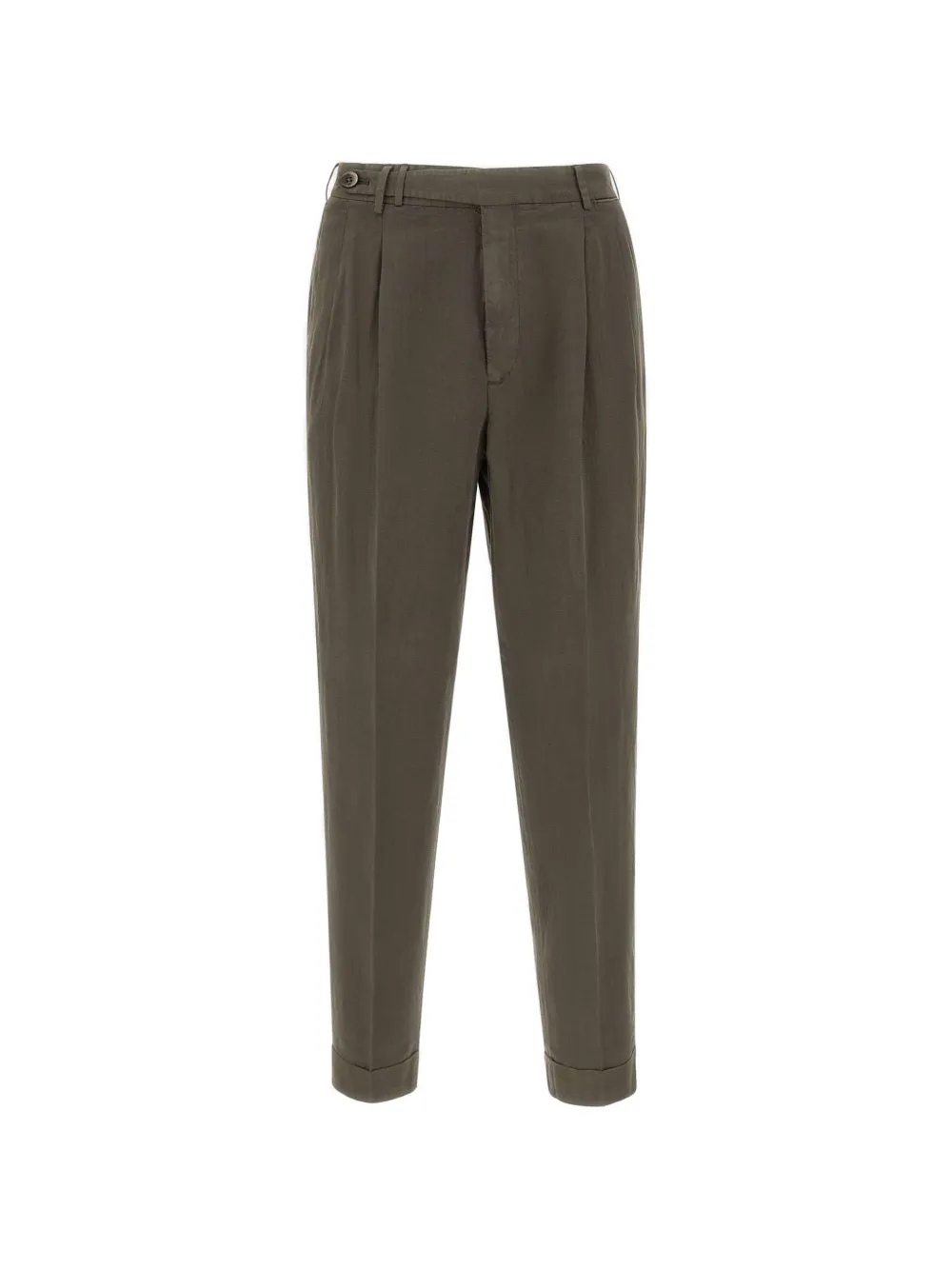 PT Torino flap-pocket tailored trousers - Marrone