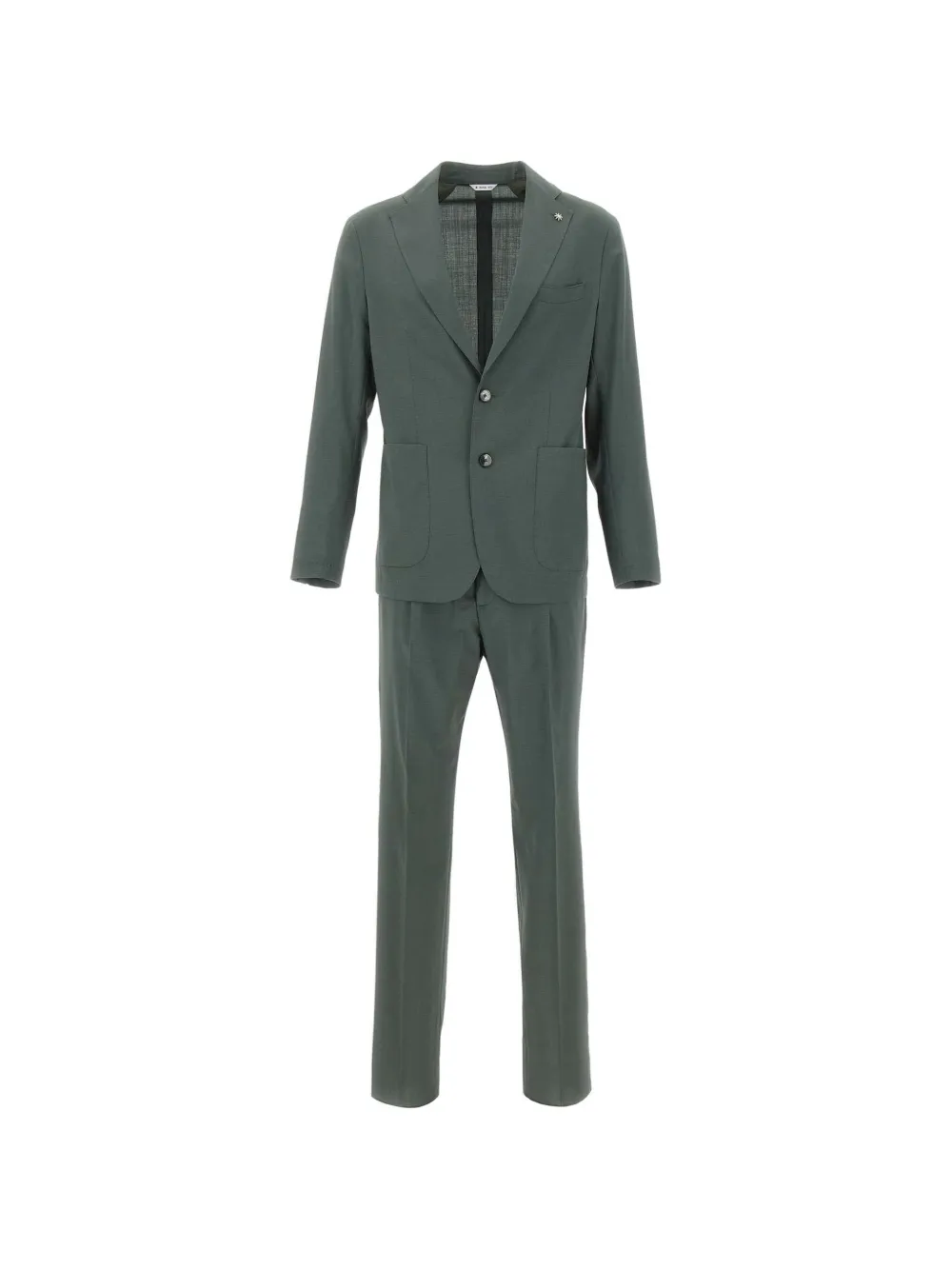 Manuel Ritz lapel-pin suit - Verde