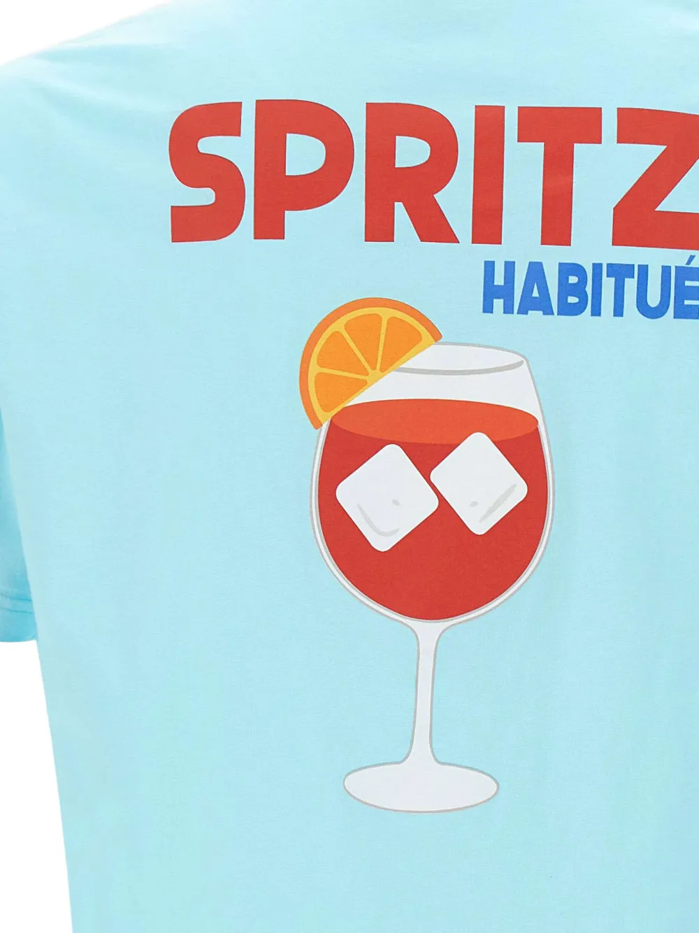 MC2 Saint Barth T-shirt met grafische print Blauw