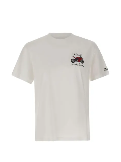MC2 Saint Barth Portofino embroidered-motorcycle T-shirt