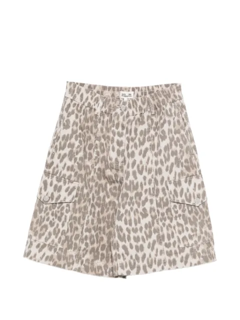 Baum Und Pferdgarten Cargo-Shorts mit Leoparden-Print