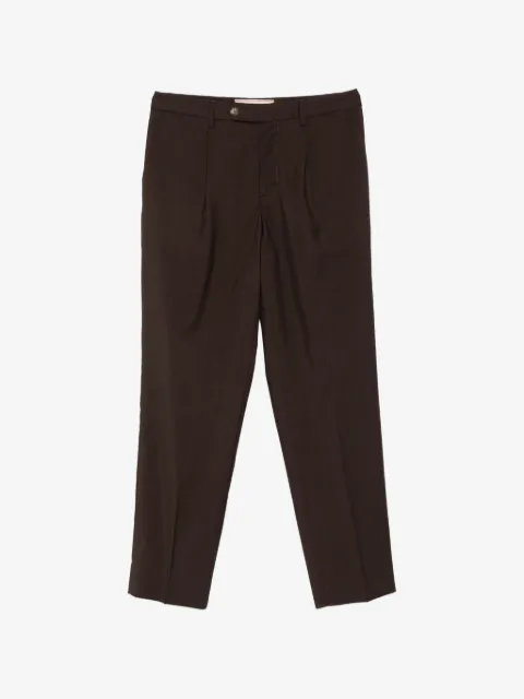 BONHEUR pantalon à design plissé