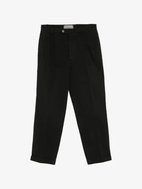 BONHEUR pantalon à design plissé