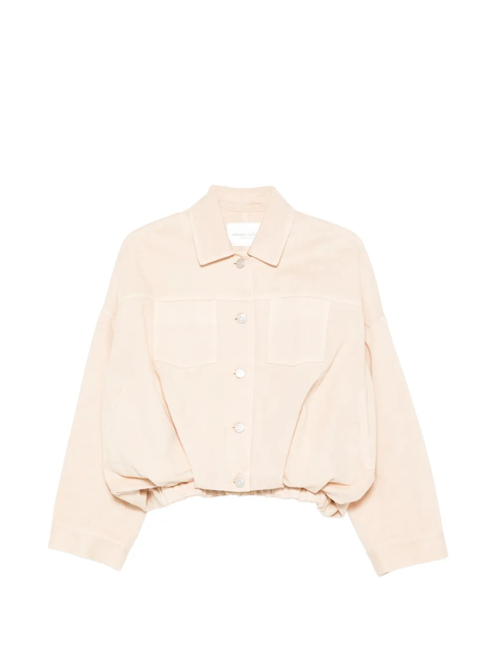 Roberto Collina pocket collared jacket - Nude