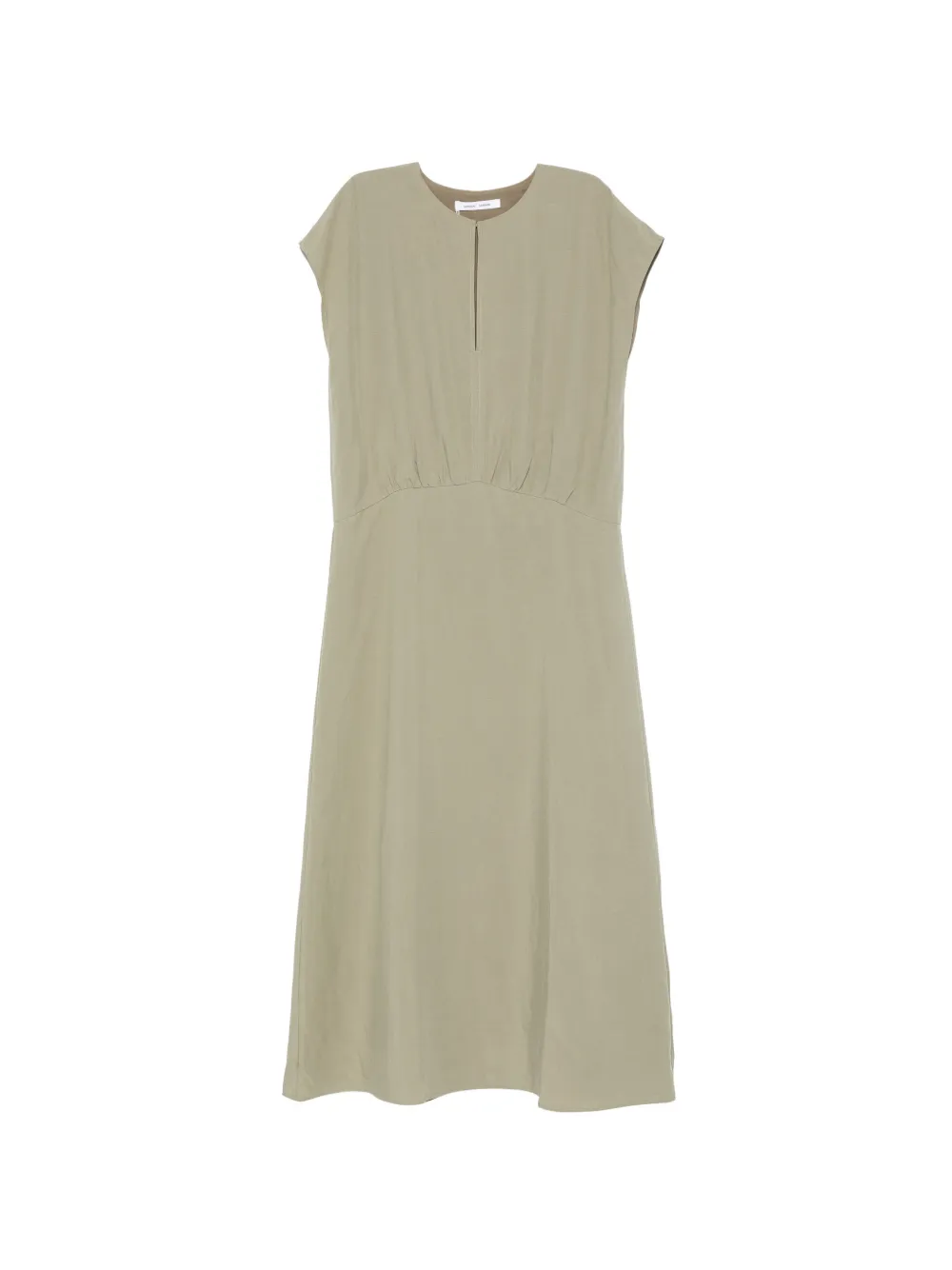 SAMSOE SAMSOE Sadaphne gathered maxi dress - Verde