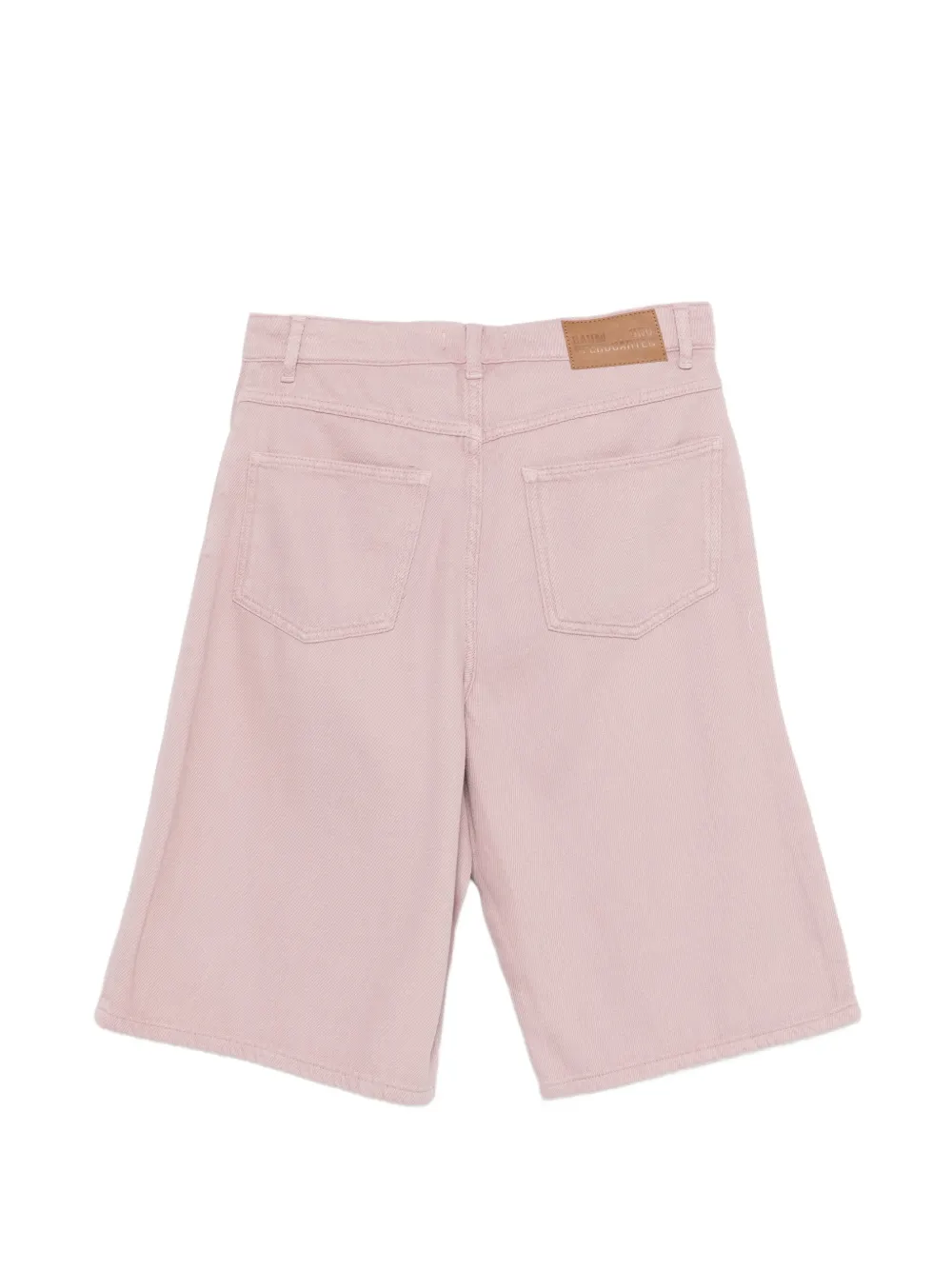 Baum Und Pferdgarten Niamh denim shorts met borduurwerk Roze