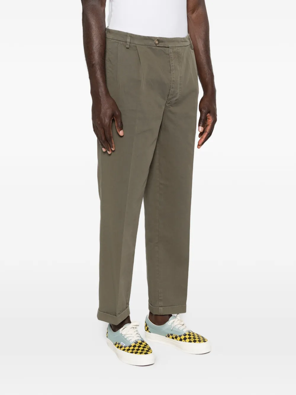  Bonheur Pantaloni Con Pinces - Verde 