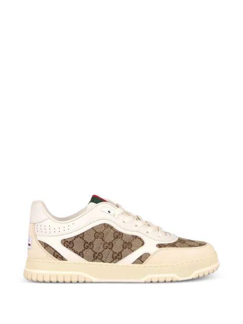 Gucci Pre-Owned Re-Web panelled sneakers