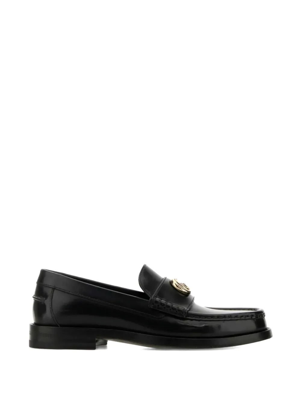 Gucci Pre-Owned Loafer mit GG-Motiv - Schwarz