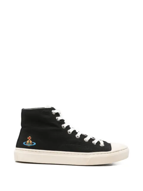 Vivienne Westwood Pre-Owned orb-detail hi-top sneakers