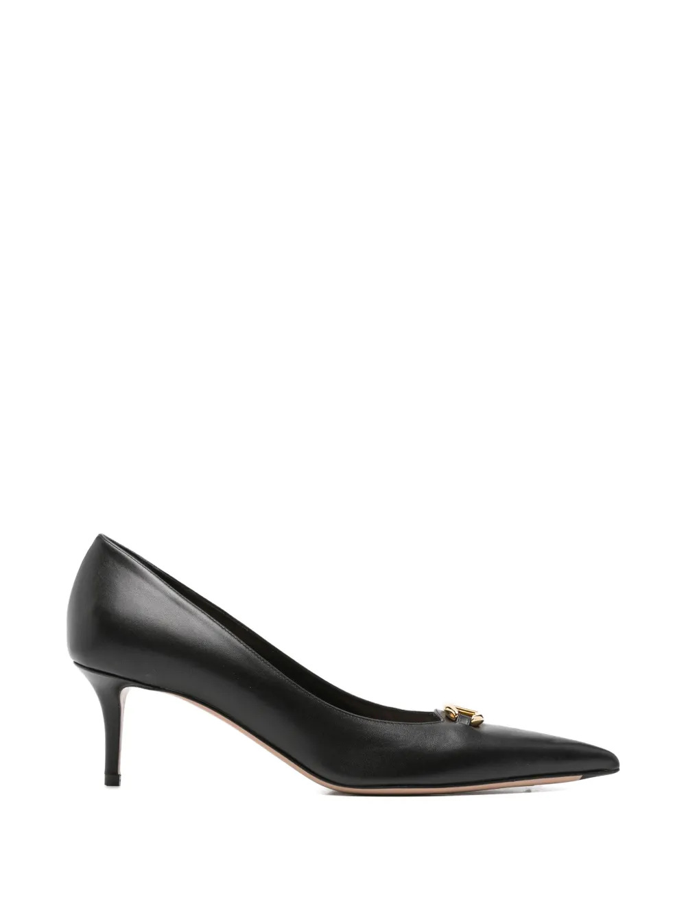 Valentino Garavani Pre-Owned Vlogo leather pumps - Nero