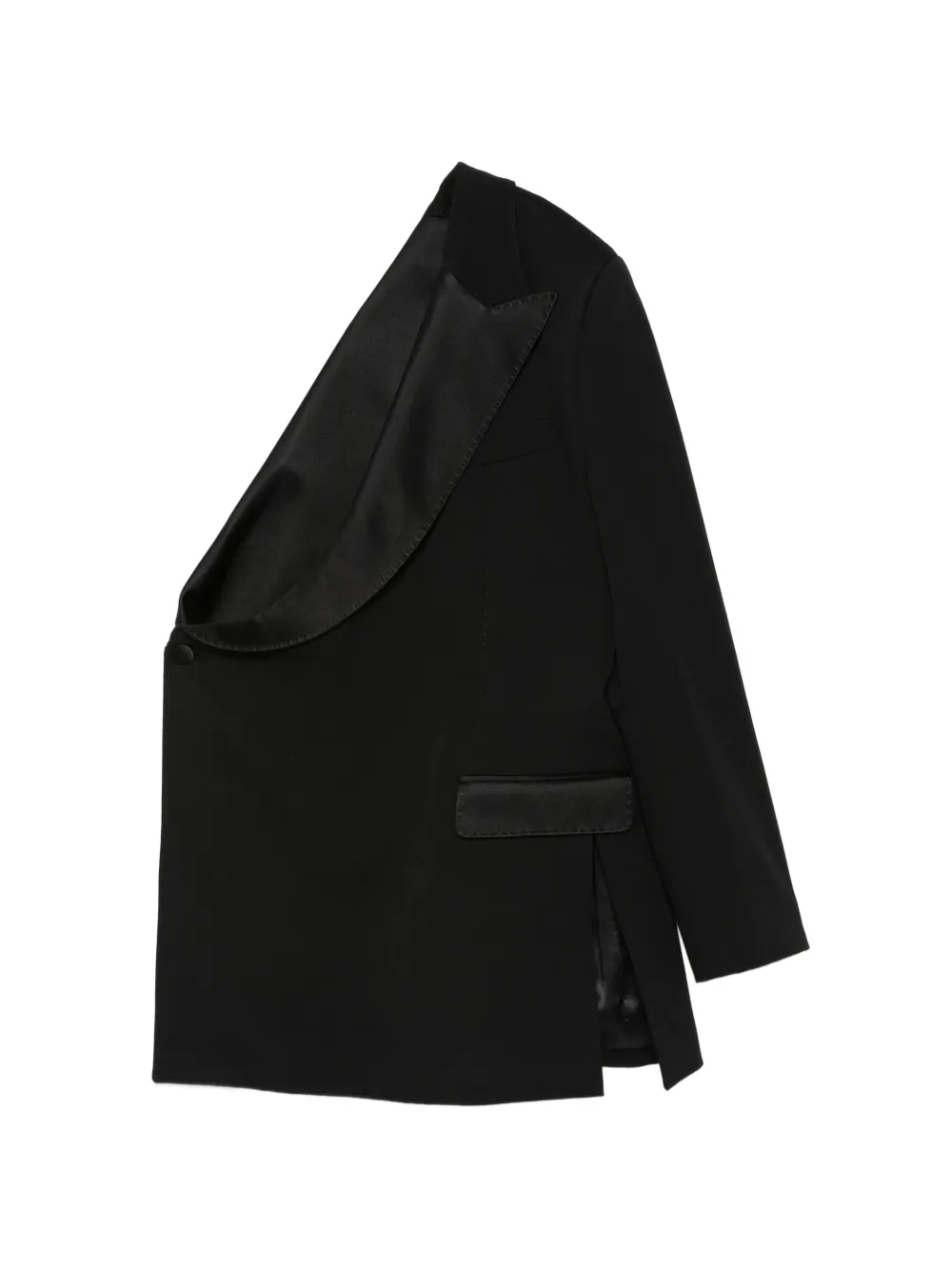 Dolce & Gabbana Pre-Owned one-shoulder asymmetric blazer - Nero