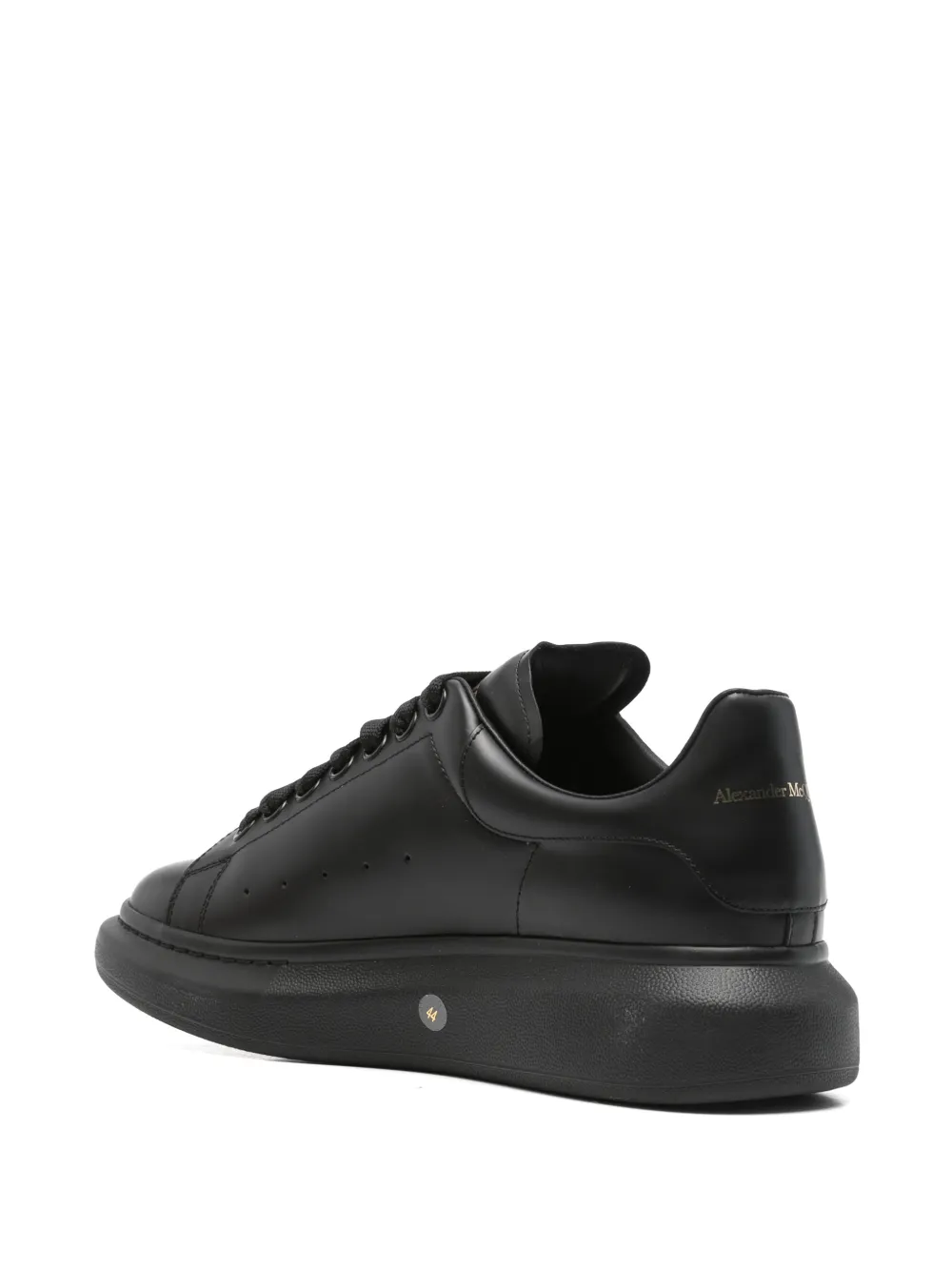  Alexander Mcqueen Pre-owned Baskets Lacées à Plateforme - Noir 