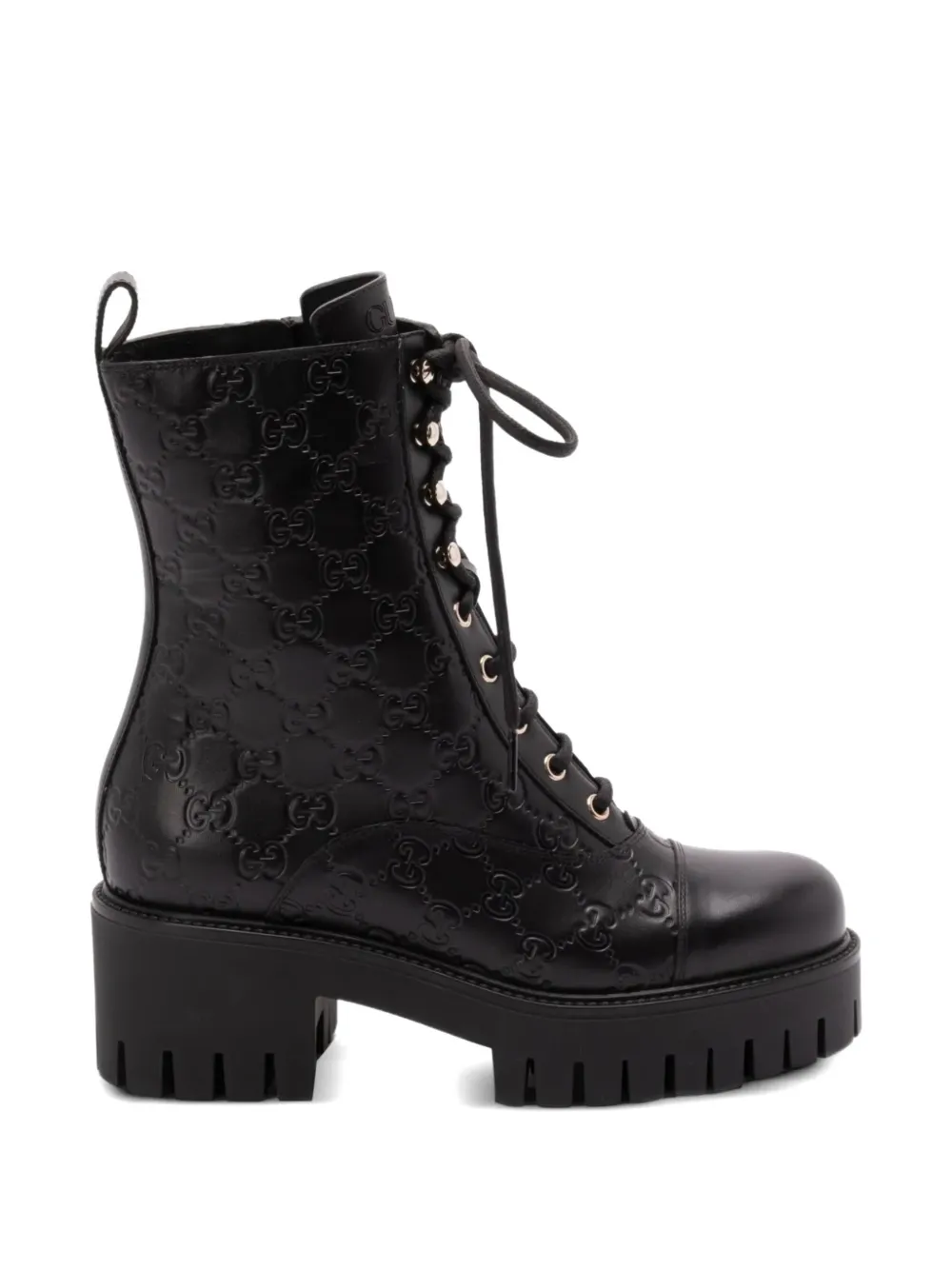 Gucci Pre-Owned Stiefel mit GG-Monogramm - Schwarz