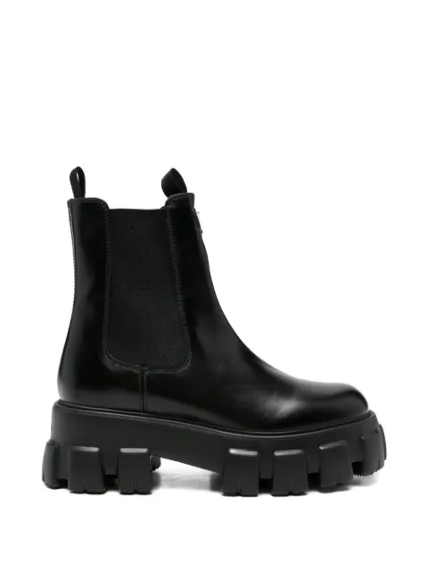 Prada Pre-Owned botas Chelsea Monolith de piel