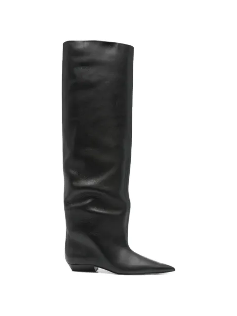 Jil Sander Pre-Owned leather knee-high boots