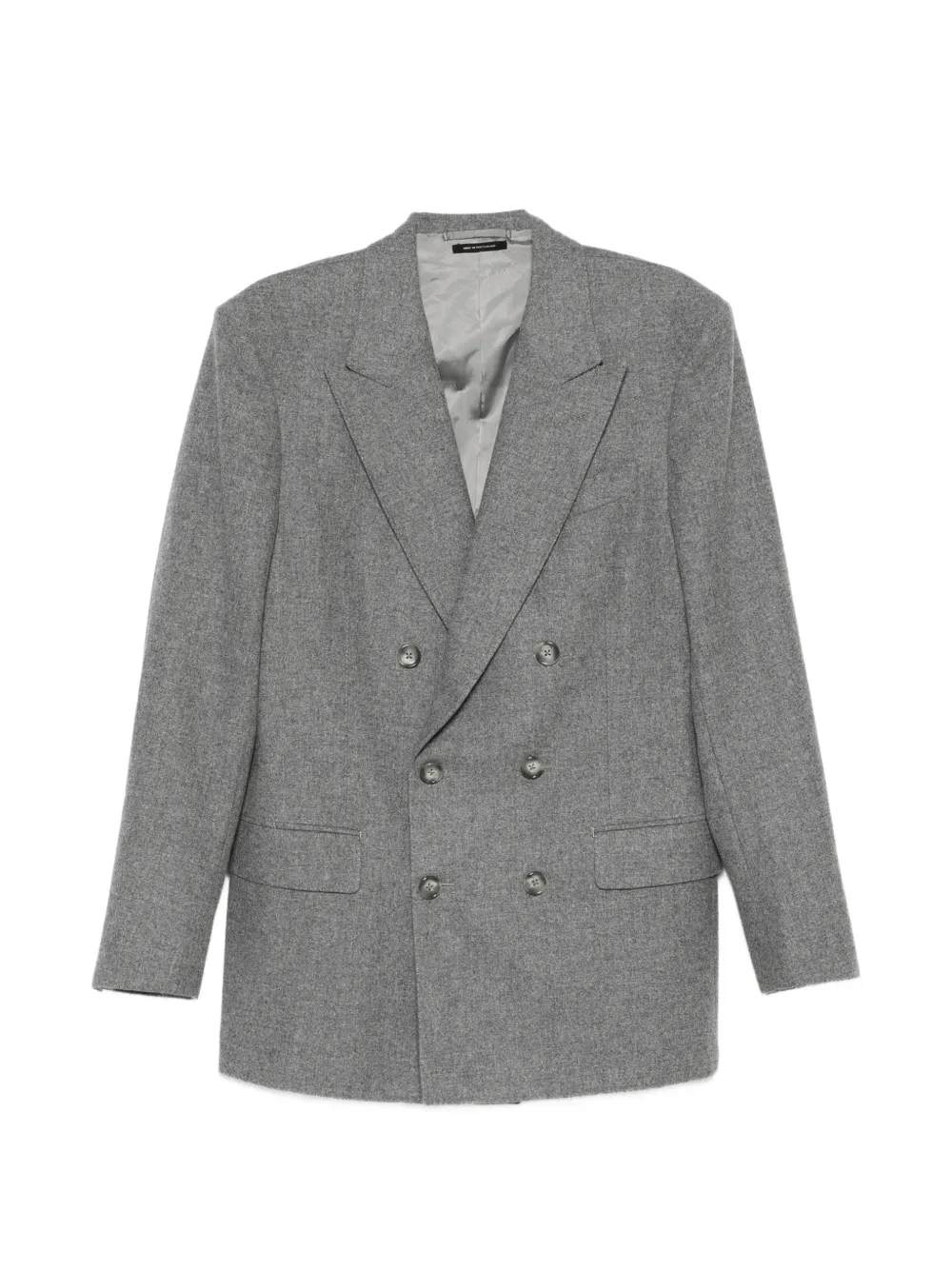 Tom Ford Pre-Owned double-breasted wool blazer - Grigio