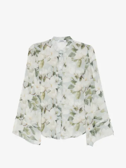 Vivetta camisa con estampado floral