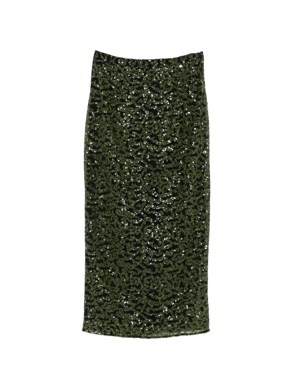 Vivetta embellished midi skirt - Verde