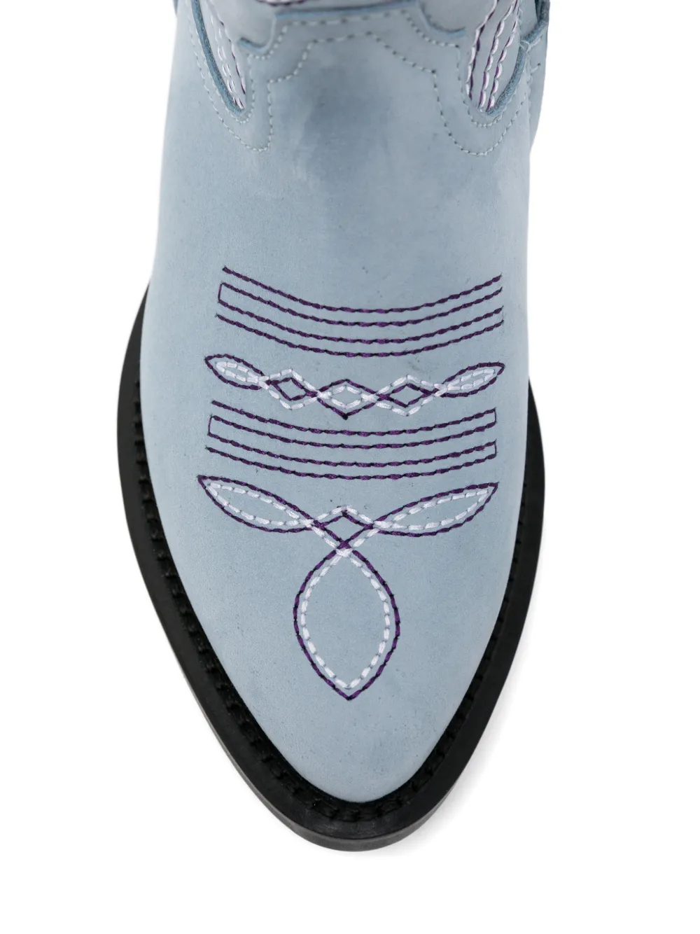 DSQUARED2 KIDS suede cowboy boots Blauw