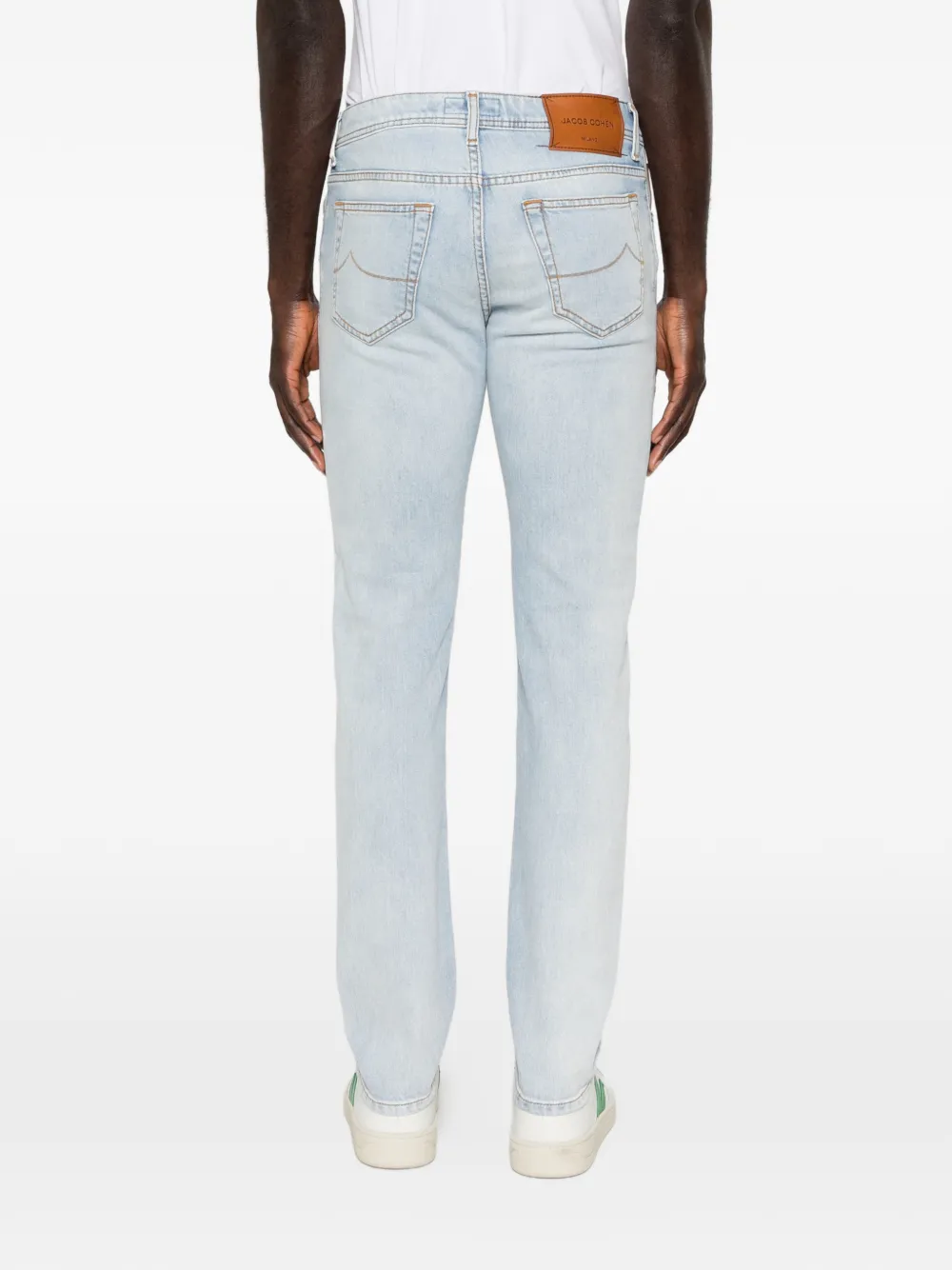 Jacob Cohën Jeans met opgestikte zak Blauw