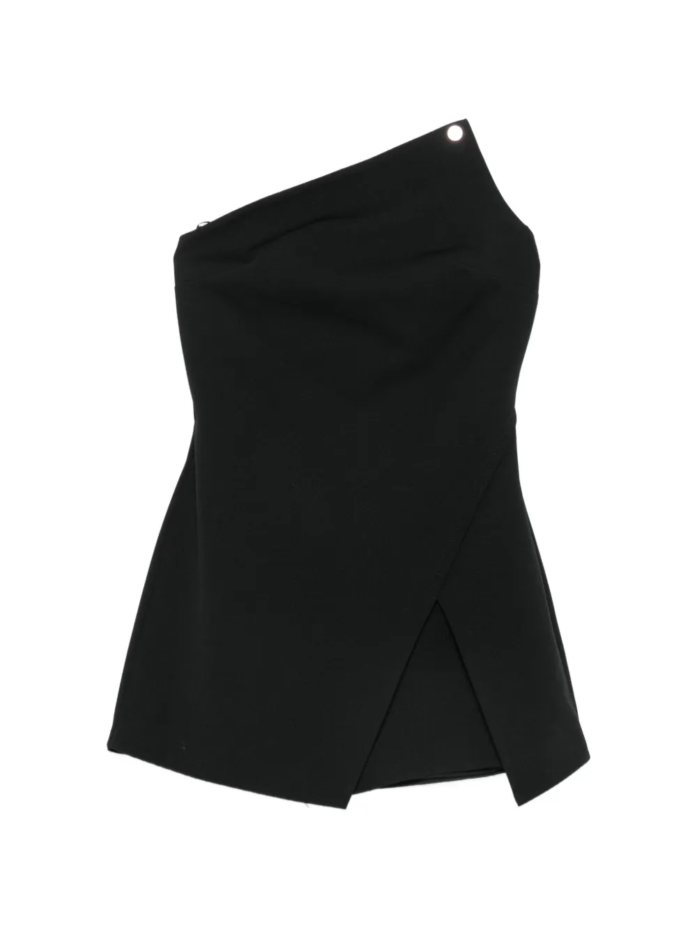 Aniye By one-shoulder wrap-style playsuit - Nero