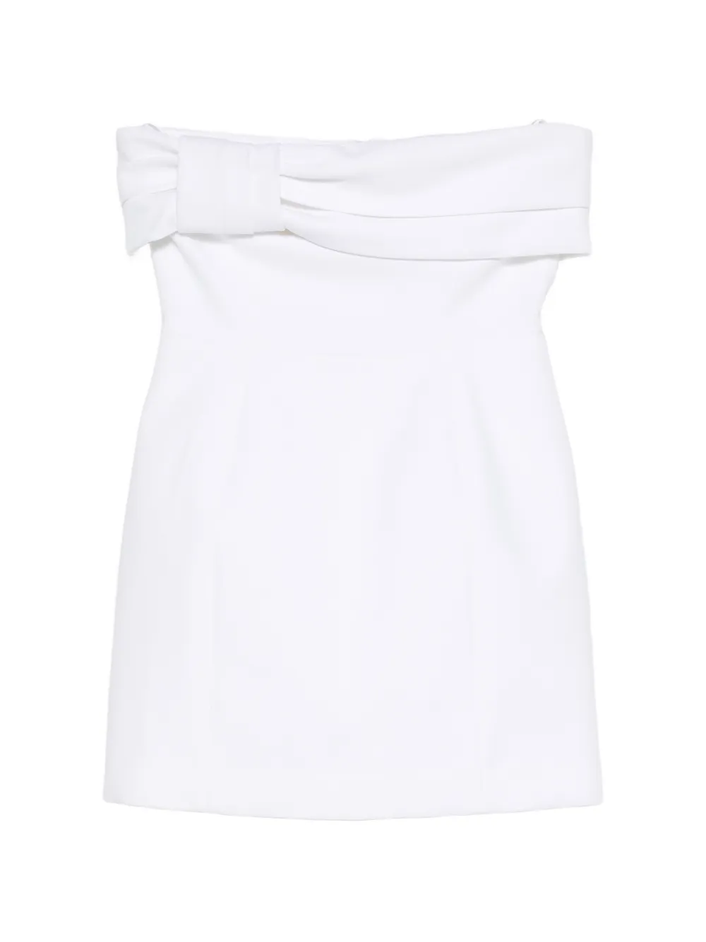 Aniye By Cocktail strapless knotted-detail dress - Bianco