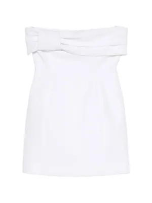 Reformation Loula Linen Dress | White | FARFETCH JO