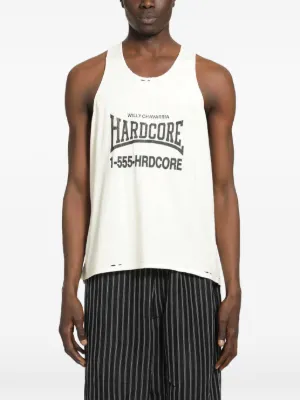 Ann Demeulemeester Holy Tank Top | White | FARFETCH