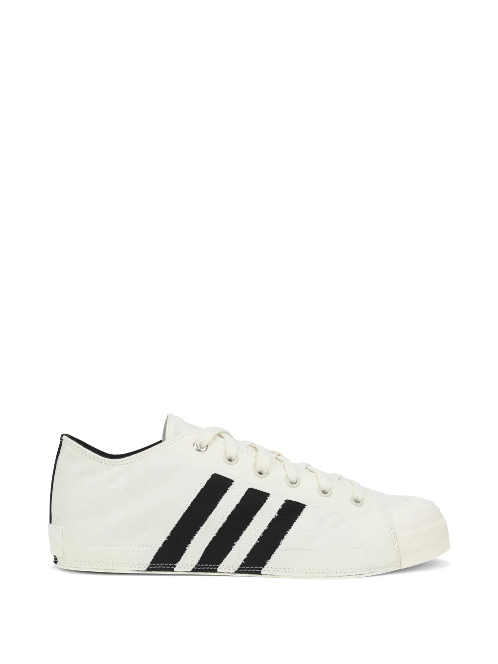 Y-3 Nizza stripes lace-up sneakers Beige