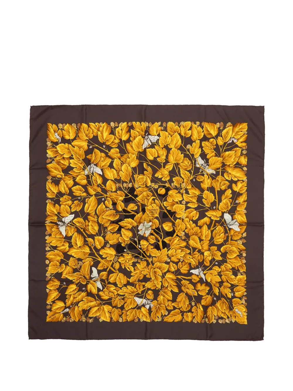Hermès Pre-Owned silk scarf - Marrone