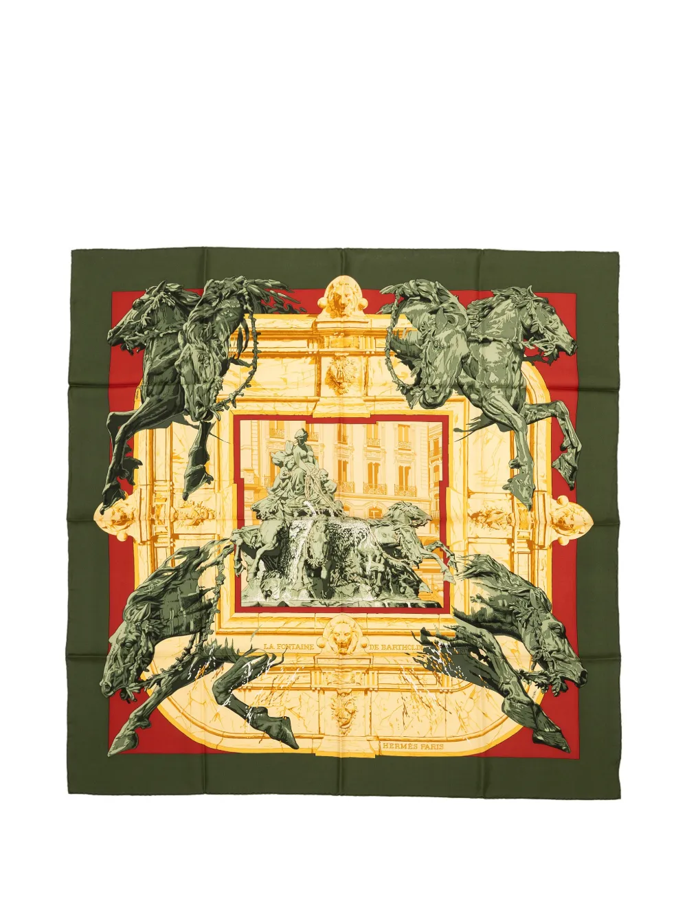 Hermès Pre-Owned La Fountain scarf - Toni neutri