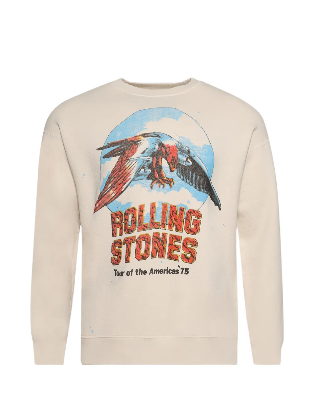 MadeWorn Rolling Stones graphic crew sweatshirt - Toni neutri