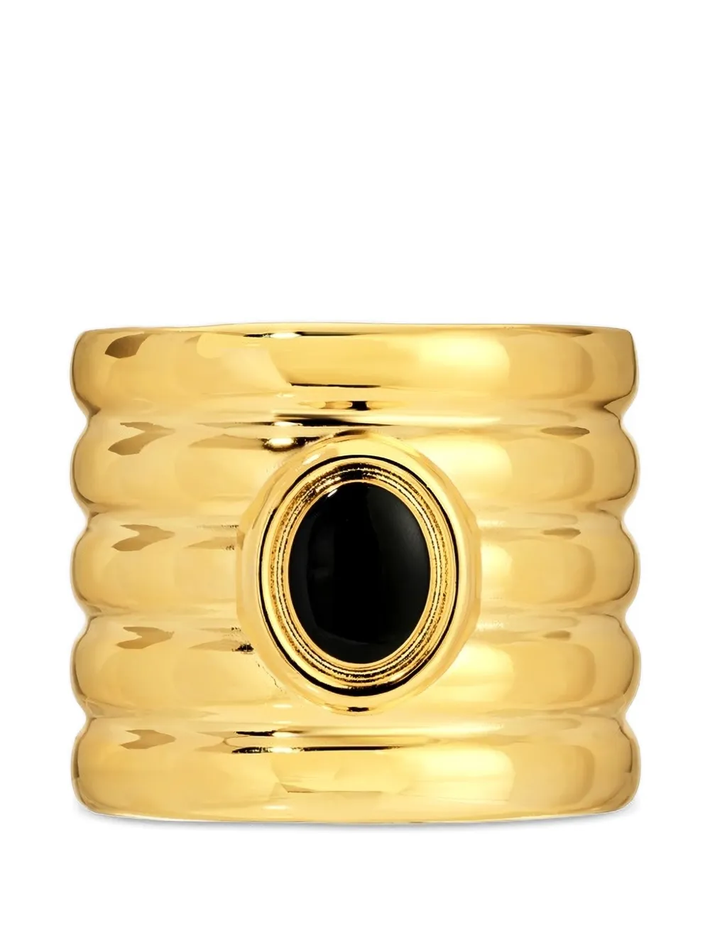 Heaven Mayhem circular stone cuff bracelet - Oro