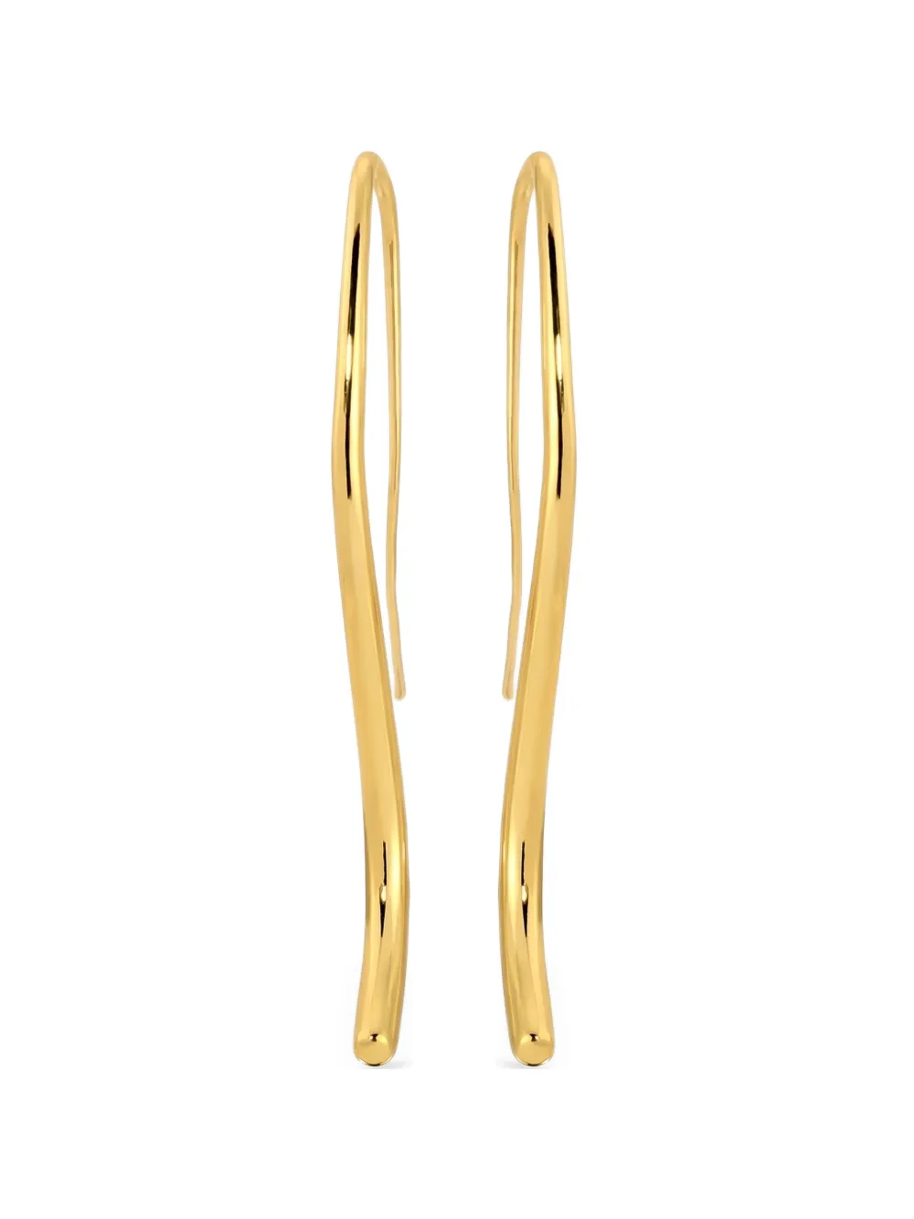 Heaven Mayhem lenora curved earrings - Oro