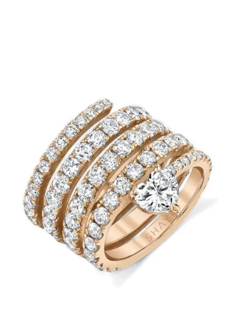 SHAY diamond stackable heart ring
