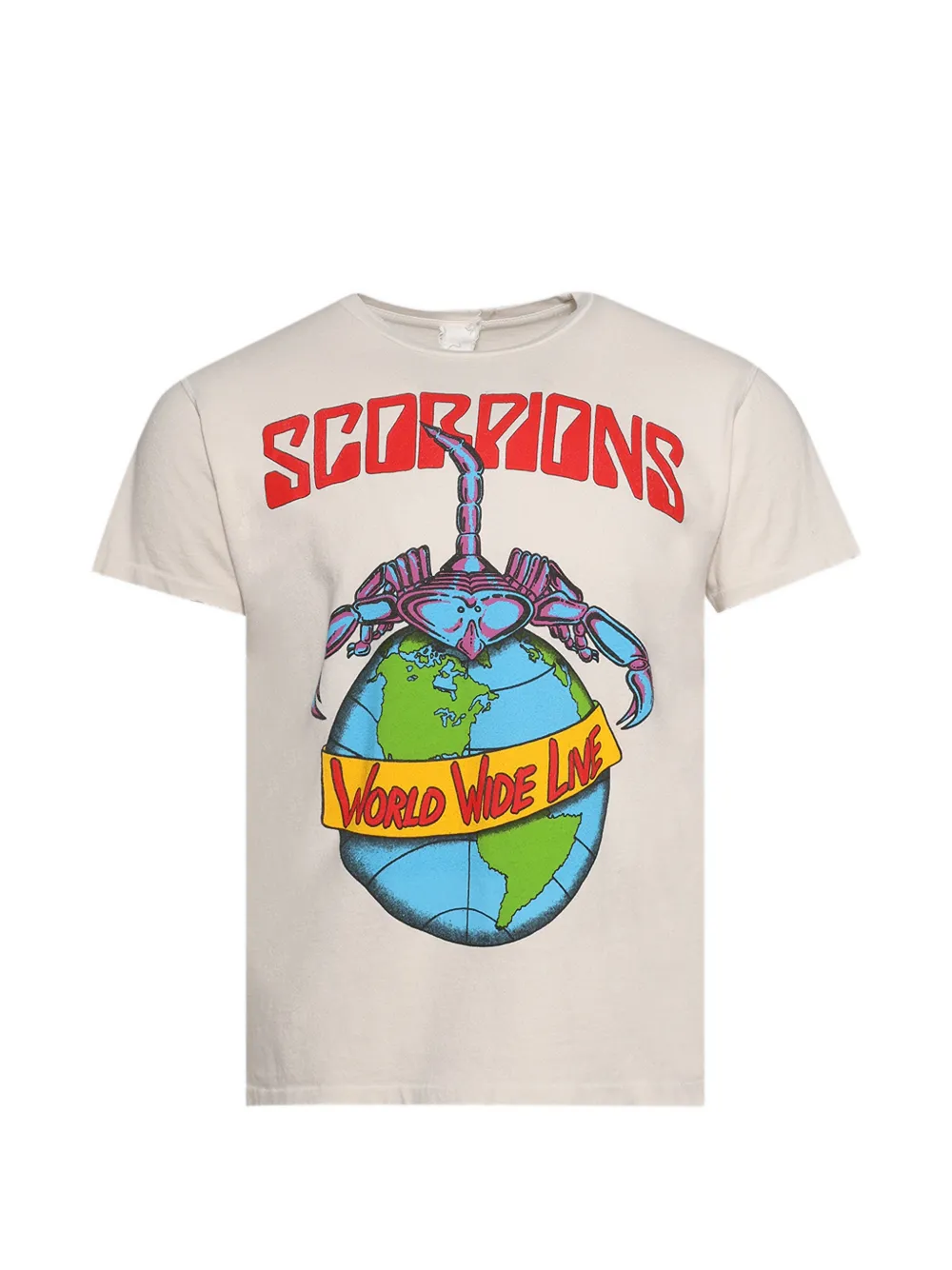 MadeWorn Scorpions short sleeved t-shirt - Toni neutri