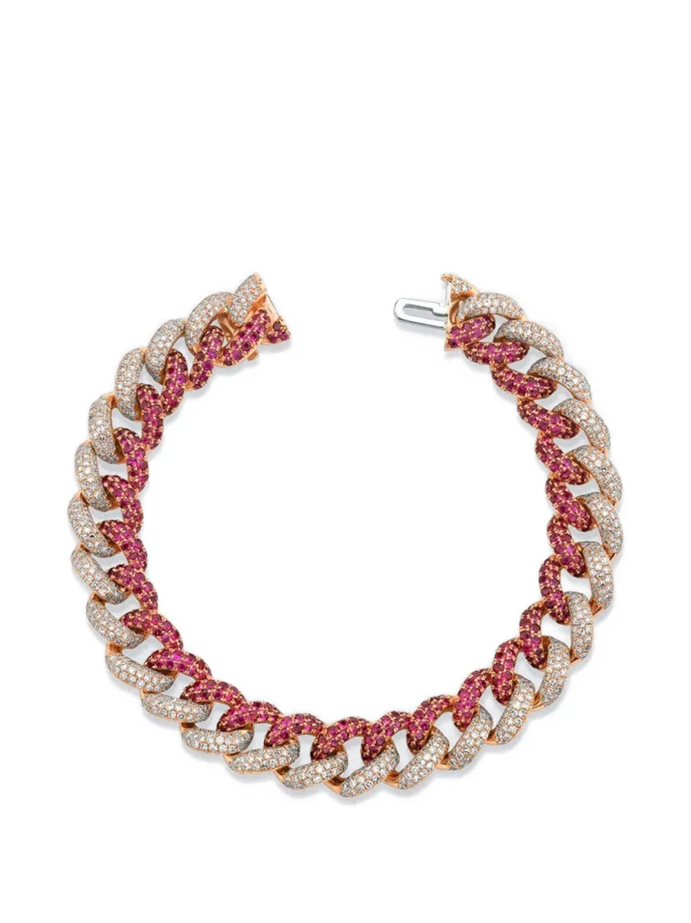 SHAY ruby and diamond bracelet - Pink