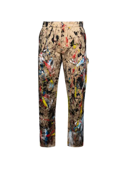 Sky High Farm hand painted double-knee trousers