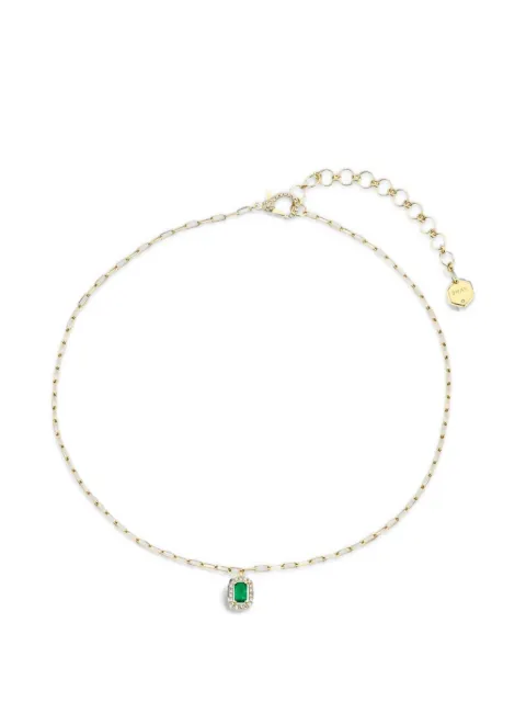 SHAY Mini Me diamond and emerald necklaces