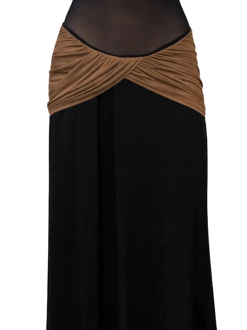  Burc Akyol Caryatid Twisted Maxi Dress - Black 