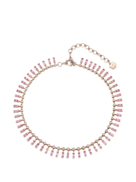 SHAY 粉色蓝宝石钻石项链