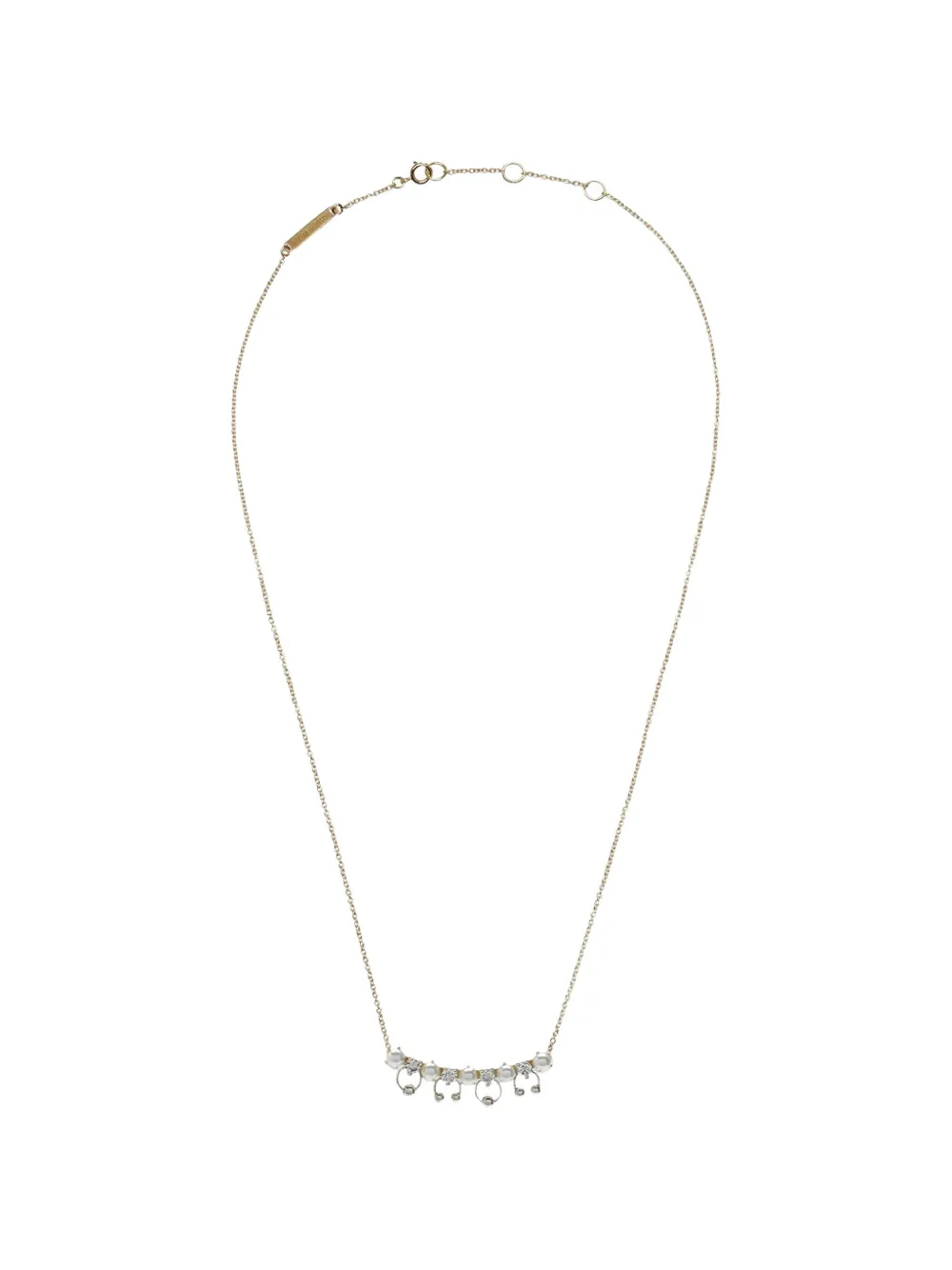 Delfina Delettrez Two in One diamond akoya-pearls necklace - Gold