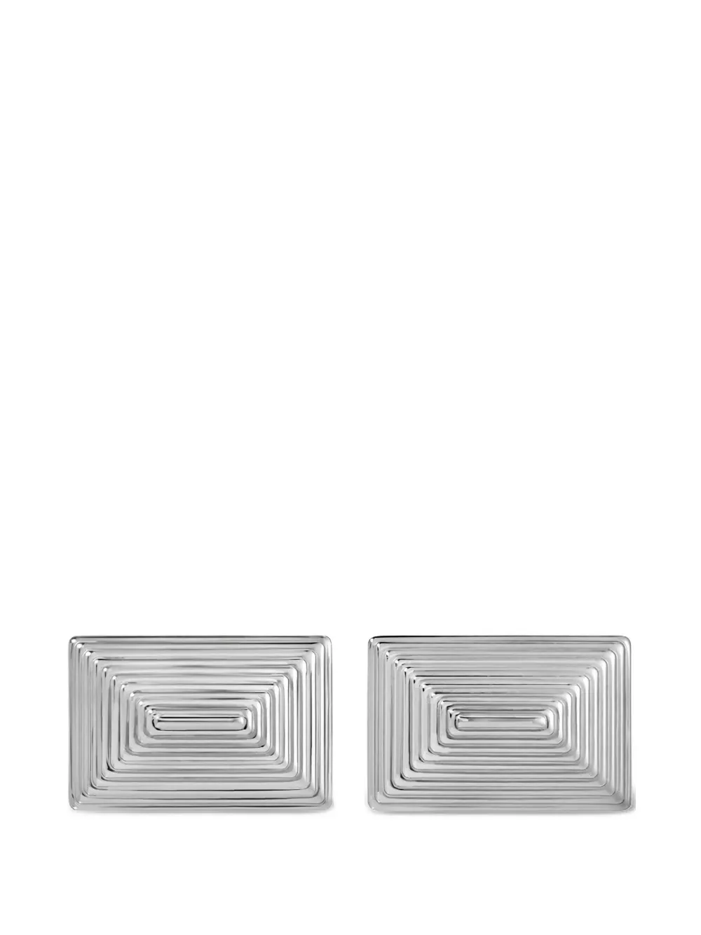 Heaven Mayhem Celeste square earrings - Argento