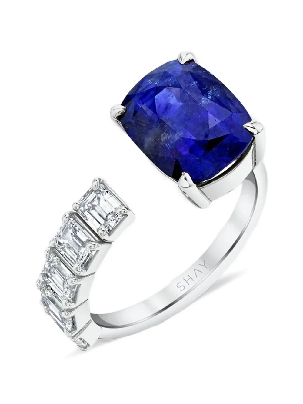 SHAY blue sapphire and diamond ring