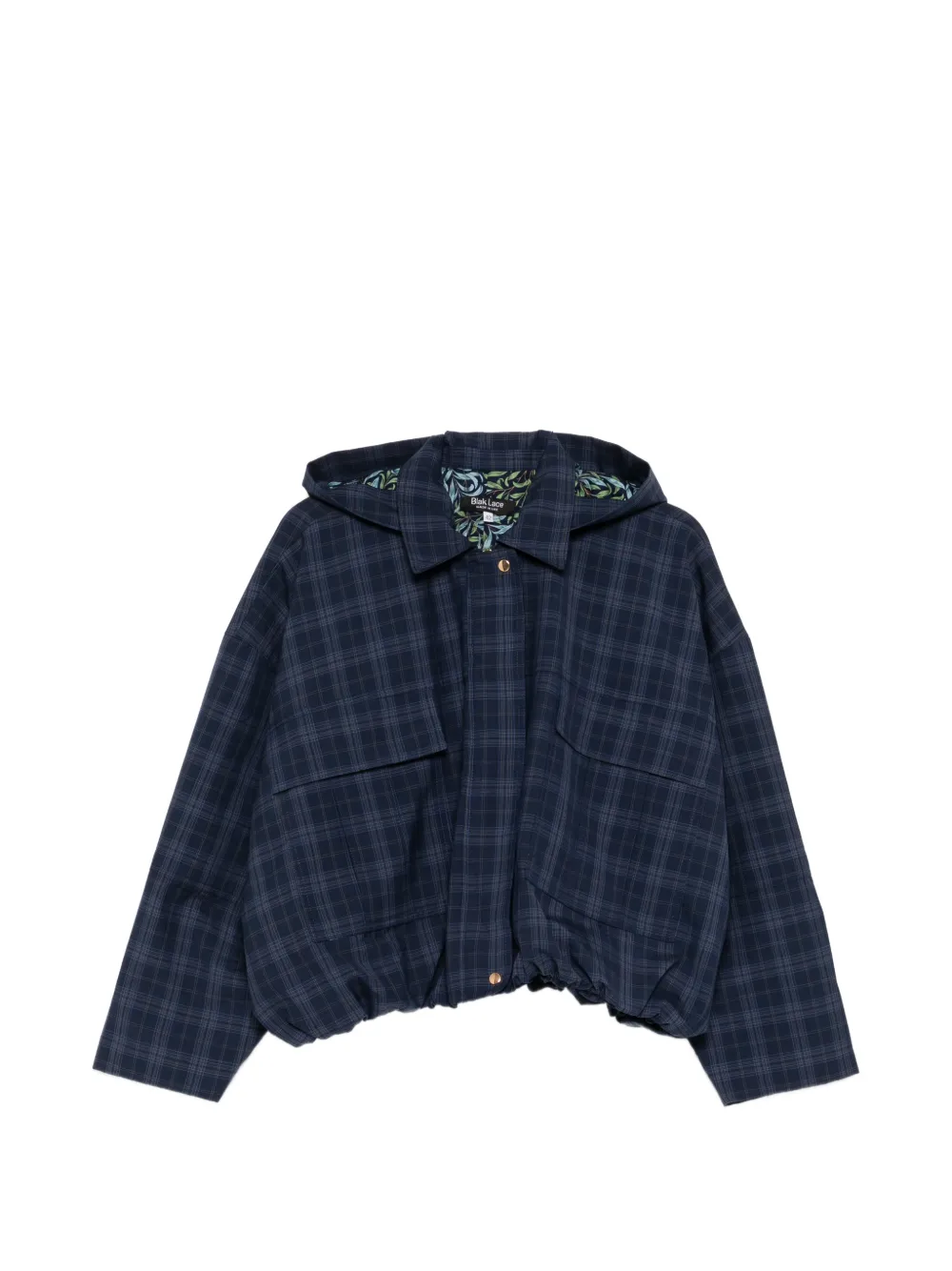 BLAKLACE Giacca a quadri con colletto - Blu