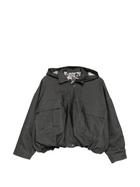 BLAKLACE veste multi-poches à capuche