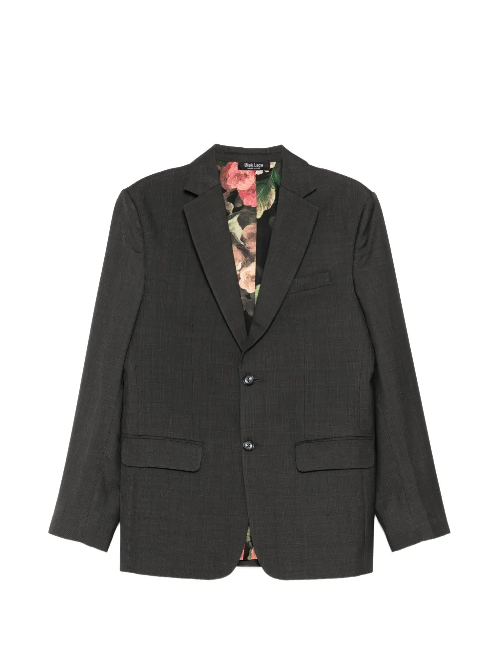 BLAKLACE button single-breasted blazer - Grigio