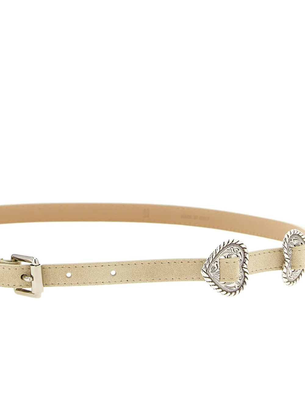  Kate Cate Ranchera Suede Belt - Neutrals 