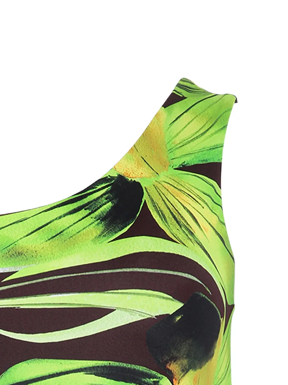  Louisa Ballou Cut-out Floral Swimsuit - Green 